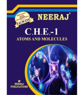 IGNOU CHE-01 Atoms and Molecules