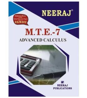 IGNOU MTE-07 Advanced Calculus