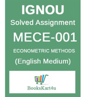IGNOU MECE-001 Solved Assignment 2024-25