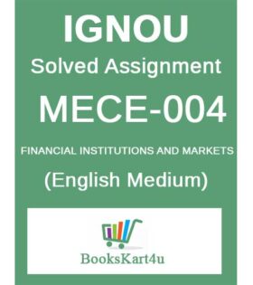 IGNOU MECE-004 Solved Assignment 2024-25