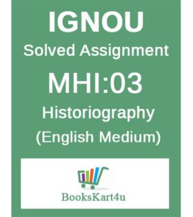 IGNOU MHI-03 Solved Assignment 2024-25