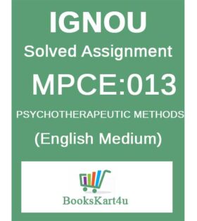 IGNOU MPCE-013 Solved Assignment 2024-25