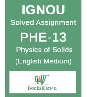 IGNOU PHE-13 Solved Assignment 2020