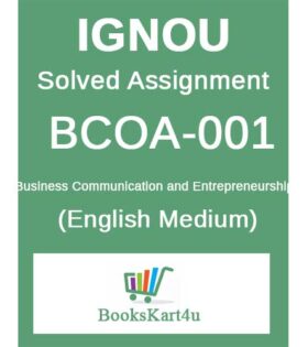 IGNOU BCOA-001 Solved Assignment 2020-21