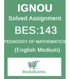 IGNOU BES-143 Solved Assignment 2024-25