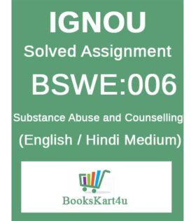 IGNOU BSWE-006 Solved Assignment 2021-22