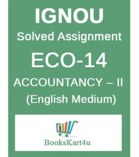 IGNOU ECO-14 Solved Assignment 2020-21