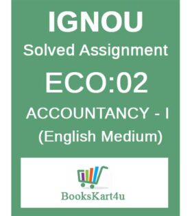 IGNOU ECO-02 Solved Assignment 2020-21