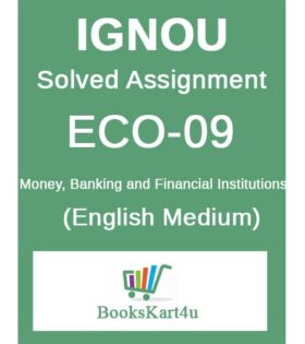 IGNOU ECO-09 Solved Assignment 2020-21