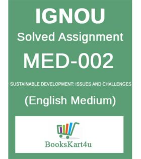 IGNOU MED-002 Solved Assignment 2024-25