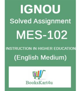 IGNOU MES-102 Solved Assignment 2021
