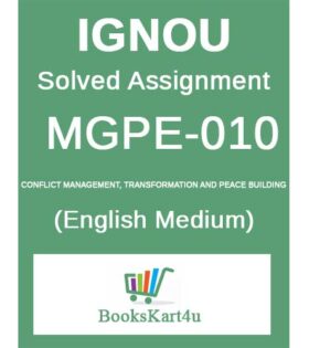 IGNOU MGPE-010 Solved Assignment 2024-25