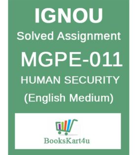 IGNOU MGPE-011 Solved Assignment 2024-25