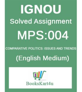 IGNOU MPS-004 Solved Assignment 2024-25