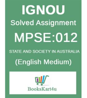 IGNOU MPSE-012 Solved Assignment 2024-25