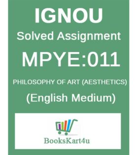 IGNOU MPYE-011 Solved Assignment 2021-22