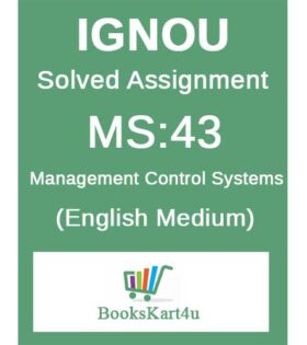 IGNOU MS-43 Solved Assignment January 2022