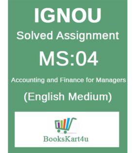 IGNOU MS-04 Solved Assignment January 2022