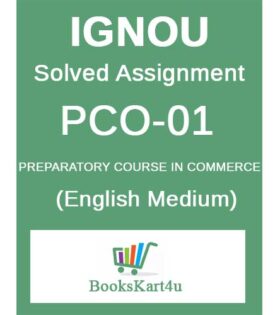 IGNOU PCO-01 Solved Assignment 2020-21