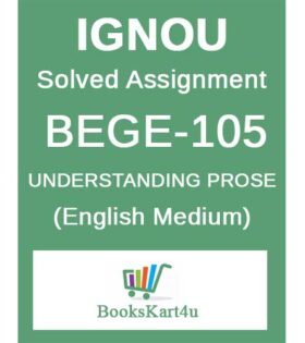 IGNOU BEGE-105 Solved Assignment 2020-21