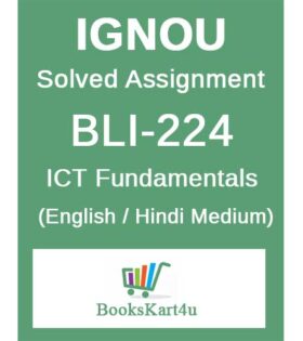 IGNOU BLI-224 Solved Assignment 2024-25