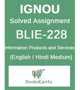 IGNOU BLIE-228 Solved Assignment 2024-25