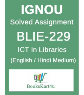 IGNOU BLIE-229 Solved Assignment 2024-25