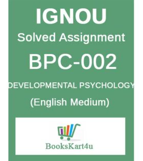 IGNOU BPC-002 Solved Assignment 2020-21