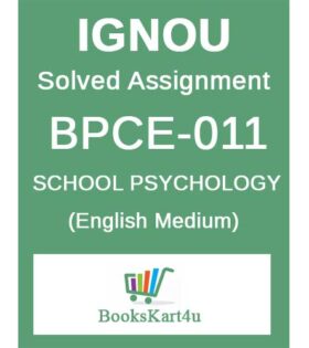 IGNOU BPCE-011 Solved Assignment 2020-21