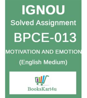 IGNOU BPCE-013 Solved Assignment 2020-21