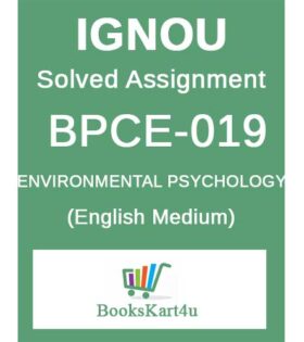 IGNOU BPCE-019 Solved Assignment 2020-21