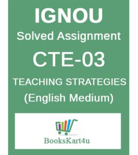 IGNOU CTE-3 Solved Assignment 2024-25