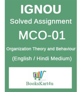IGNOU MCO-01 Solved Assignment 2024-25