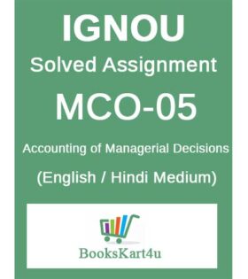 IGNOU MCO-05 Solved Assignment 2024-25