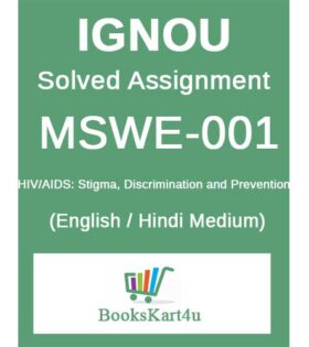 IGNOU MSWE-001 Solved Assignment 2020-21