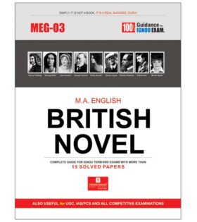 IGNOU MEG-03 British Novel | IGNOU MEG-03 Help Book