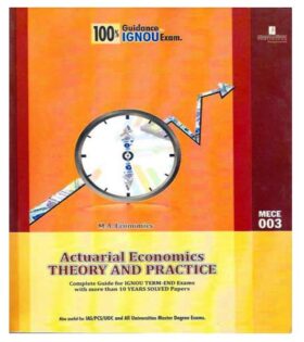 IGNOU MECE-003 Actuarial Economics: Theory and Practice
