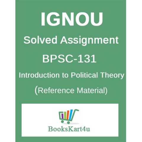 IGNOU BPSC 131 Solved Assignment