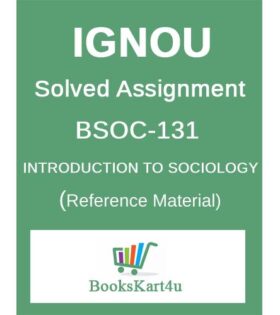 IGNOU BSOC-131 Solved Assignment
