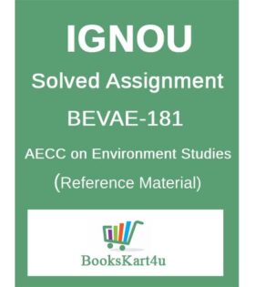 IGNOU BEVAE-181 Solved Assignment