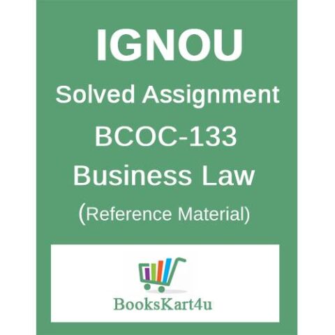 IGNOU BCOC133 Solved Assignment