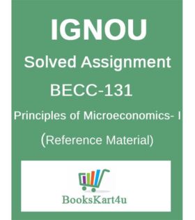 IGNOU BECC 131 Solved Assignment