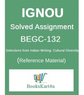IGNOU BEGC132 Solved Assignment