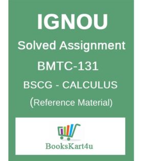 IGNOU BMTC 131 Solved Assignment