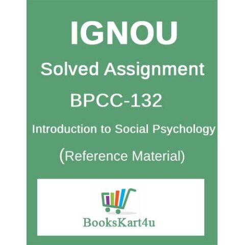 IGNOU BPCC 132 Solved Assignment