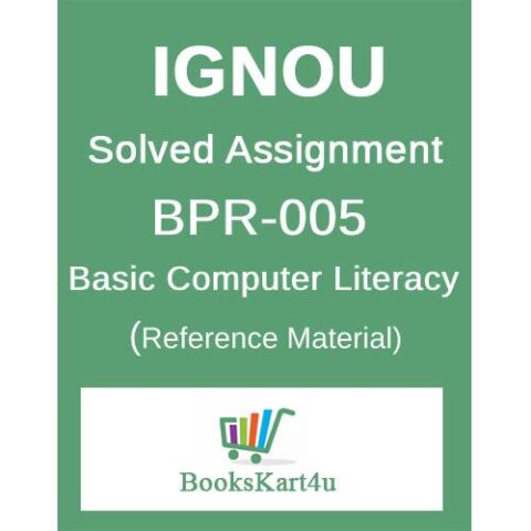 IGNOU BPR-5 Solved Assignment