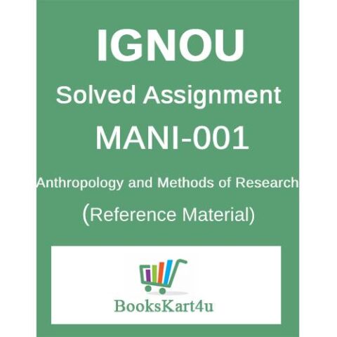 IGNOU MANI-1 Solved Assignment