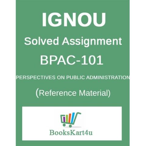 IGNOU BPAC-101 Solved Assignment