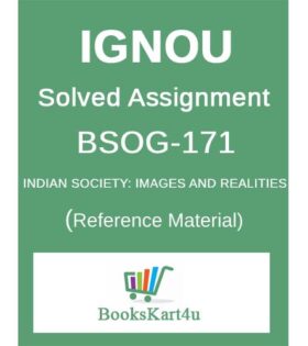 IGNOU BSOG-171 Solved Assignment