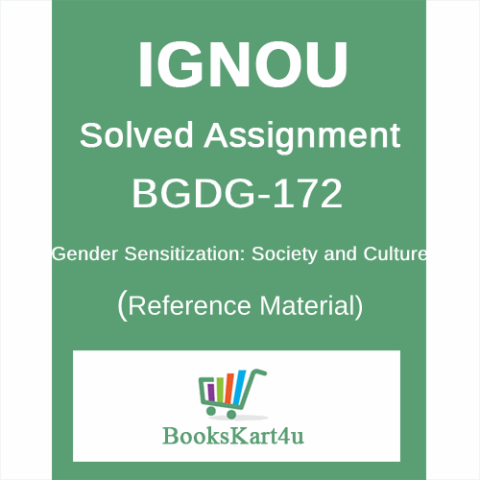 IGNOU BGDG 172 Solved Assignment